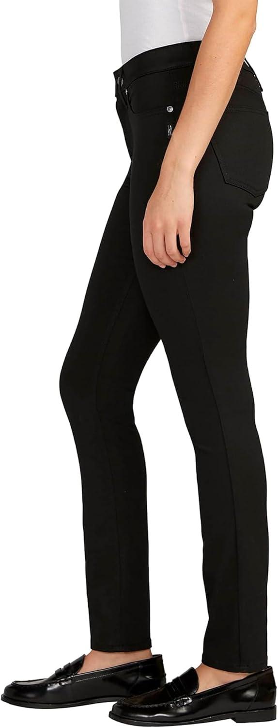 image:imageSilver Jeans Co Womens Most Wanted Mid Rise Straight Leg JeansDark Wash Frb548