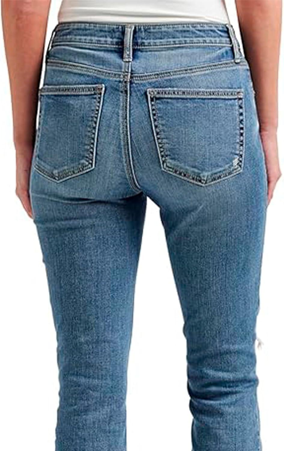 image:imageSilver Jeans Co Womens Most Wanted Mid Rise Straight Leg JeansIndigo