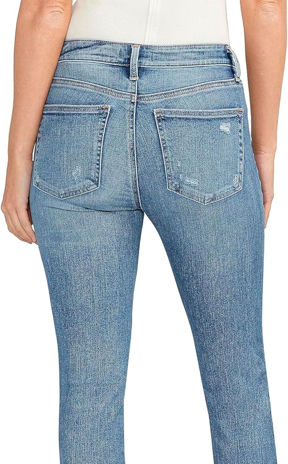 image:imageSilver Jeans Co Womens Most Wanted Mid Rise Straight Leg JeansMed Wash Scv239