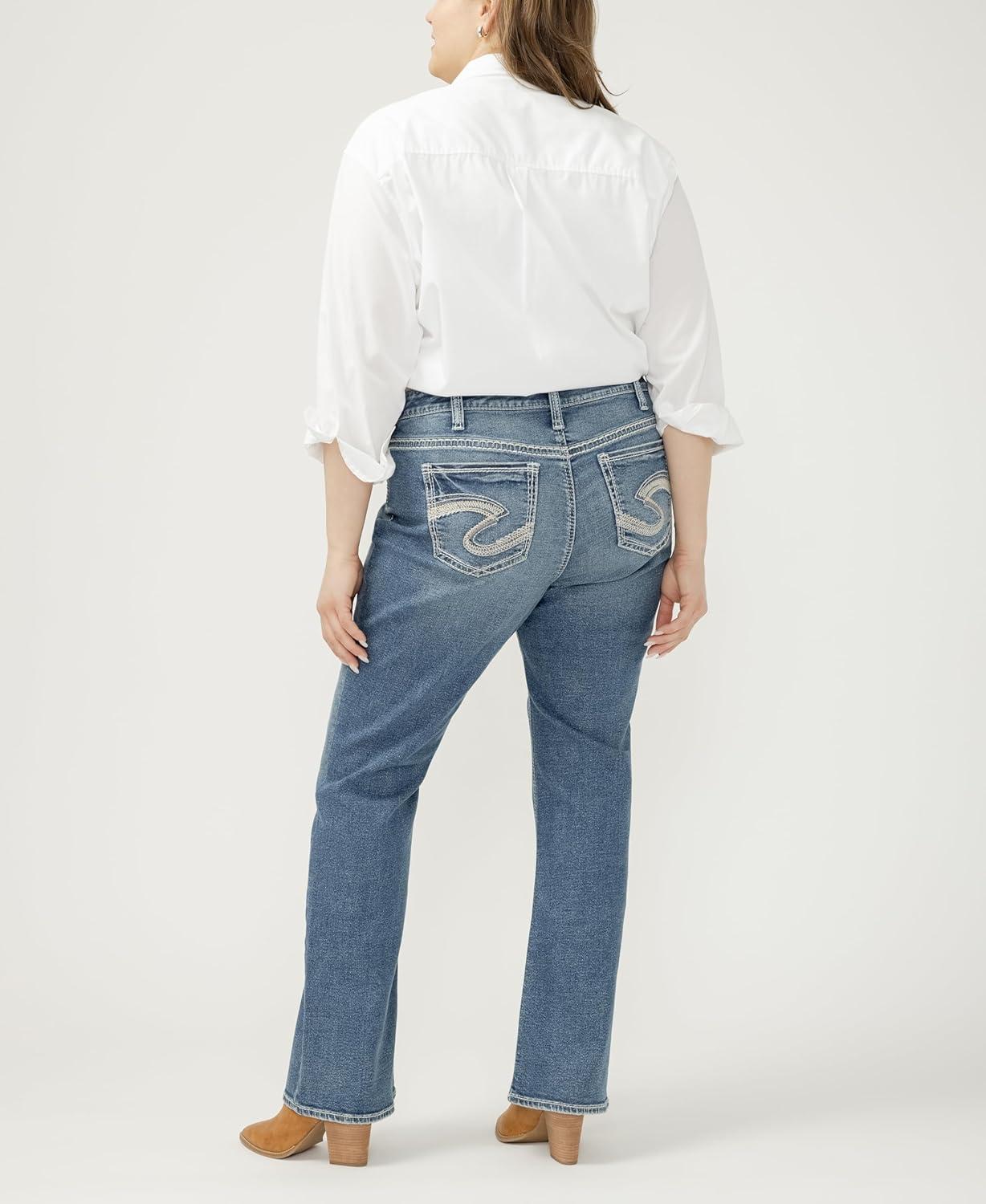 image:imageSilver Jeans Co Womens Plus Size Suki Mid Rise Slim Bootcut JeansGeorgia