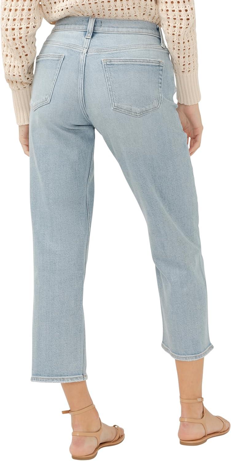 image:imageSilver Jeans Co Womens Relaxed Mid Rise Straight Leg JeansLight Wash