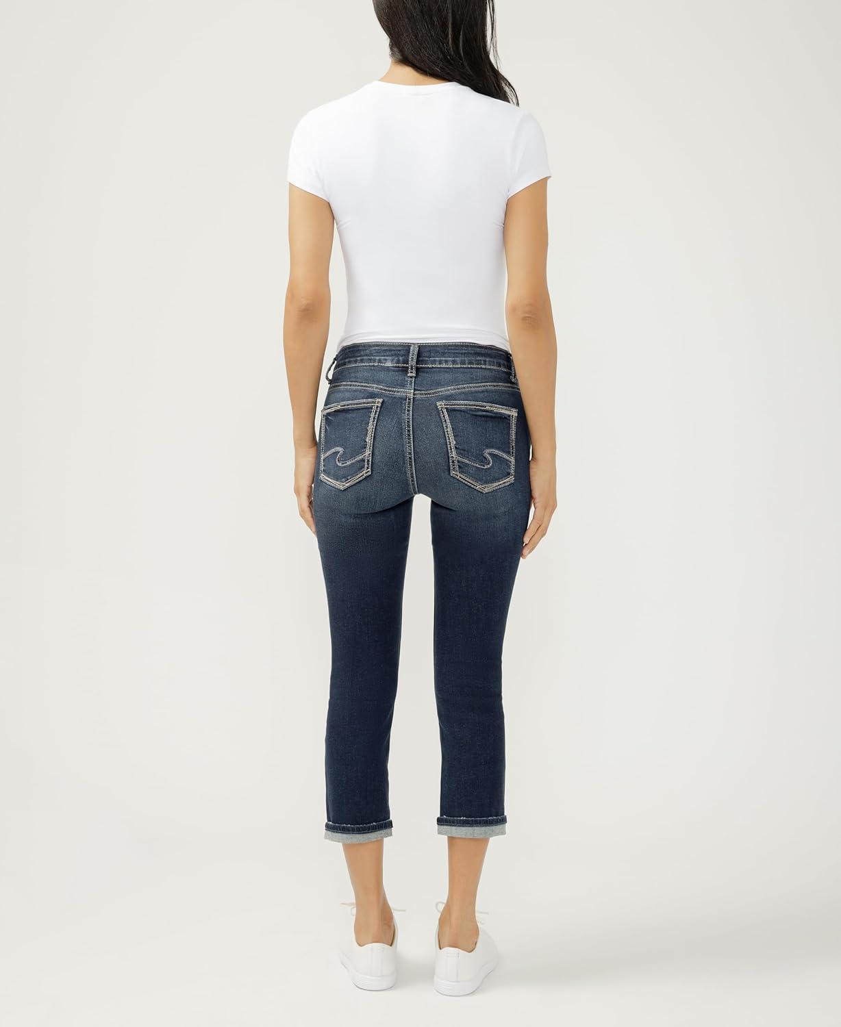 image:imageSilver Jeans Co Womens Suki Mid Rise CapriFlorida