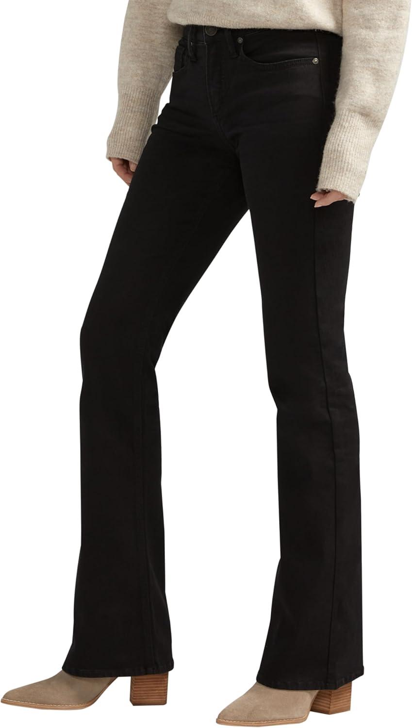 image:imageSilver Jeans Co Womens Suki Mid Rise Curvy Fit Bootcut JeansLuxe Stretch Black