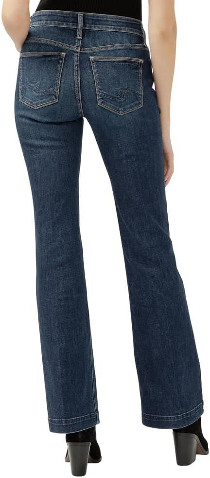 image:imageSilver Jeans Co Womens Suki Mid Rise Curvy Fit Bootcut JeansLuxe Stretch Dark Indigo