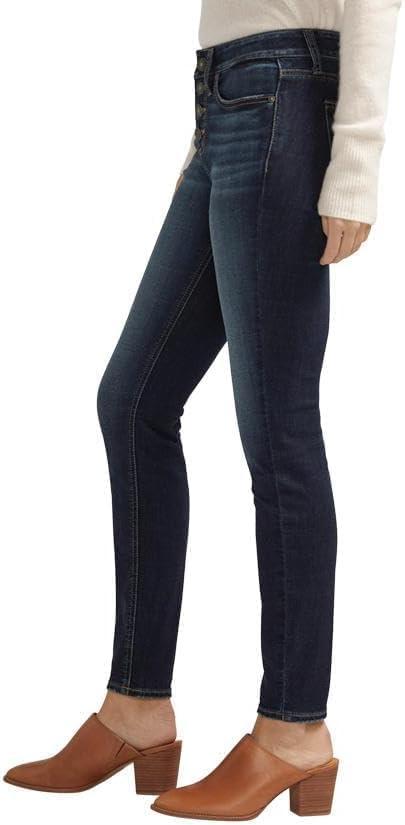 image:imageSilver Jeans Co Womens Suki Mid Rise Curvy Fit Bootcut JeansLuxe Stretch Dark Wash