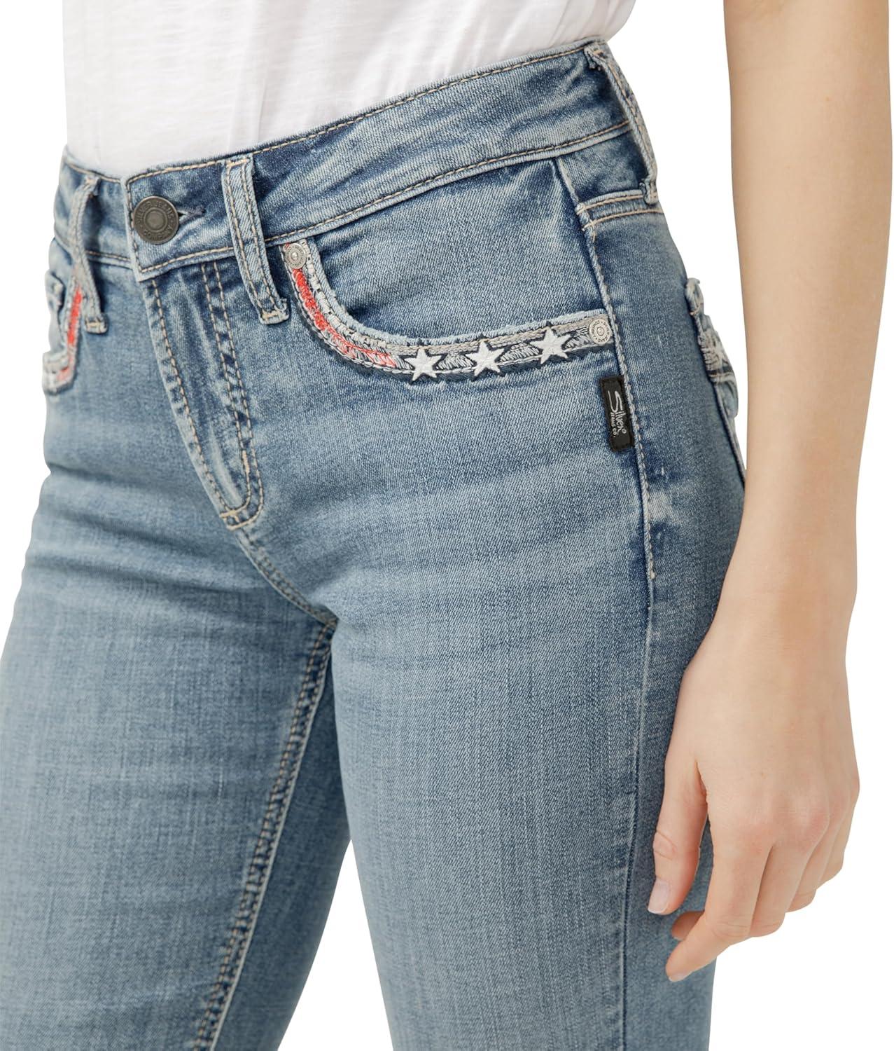 image:imageSilver Jeans Co Womens Suki Mid Rise Curvy Fit Bootcut JeansLuxe Stretch Freedom