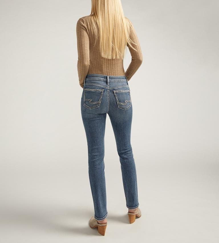 image:imageSilver Jeans Co Womens Suki Mid Rise Curvy Fit Bootcut JeansLuxe Stretch Med Wash