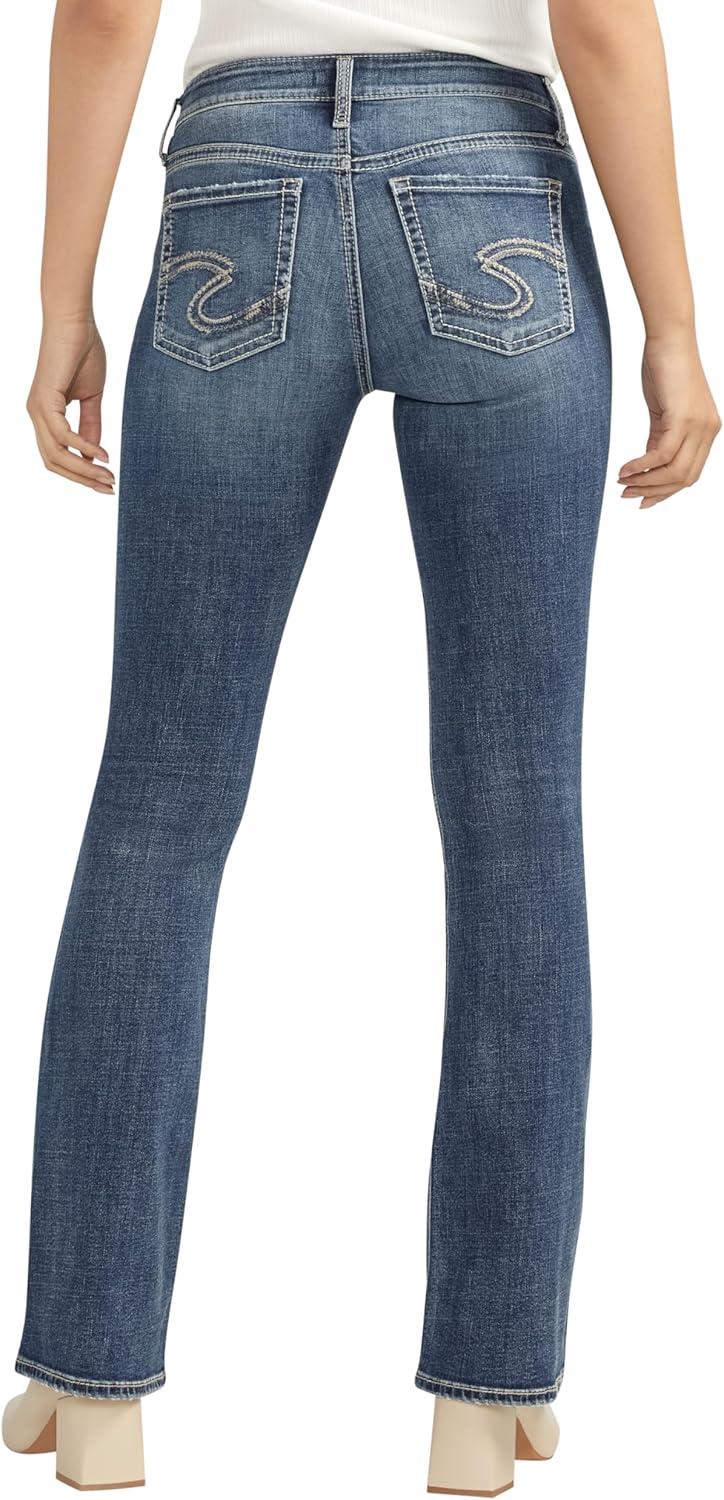 image:imageSilver Jeans Co Womens Suki Mid Rise Curvy Fit Bootcut JeansMed Wash Cvs383