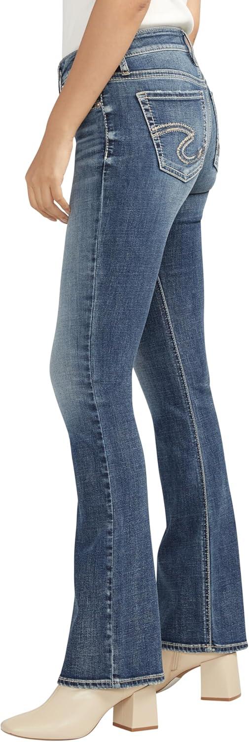 image:imageSilver Jeans Co Womens Suki Mid Rise Curvy Fit Bootcut JeansMed Wash Cvs383