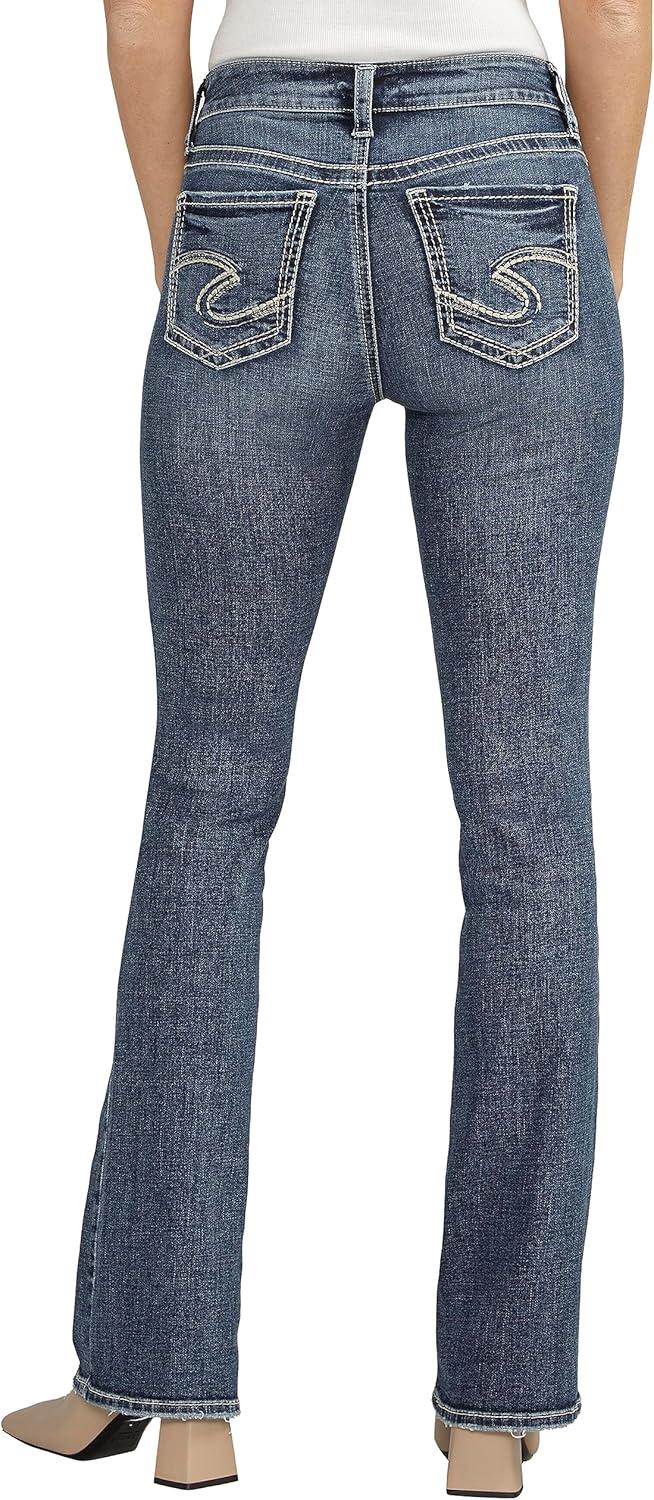 image:imageSilver Jeans Co Womens Suki Mid Rise Curvy Fit Bootcut JeansMed Wash Ecf365