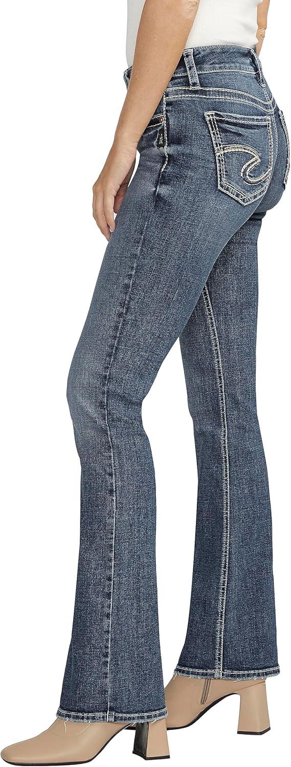 image:imageSilver Jeans Co Womens Suki Mid Rise Curvy Fit Bootcut JeansMed Wash Ecf365