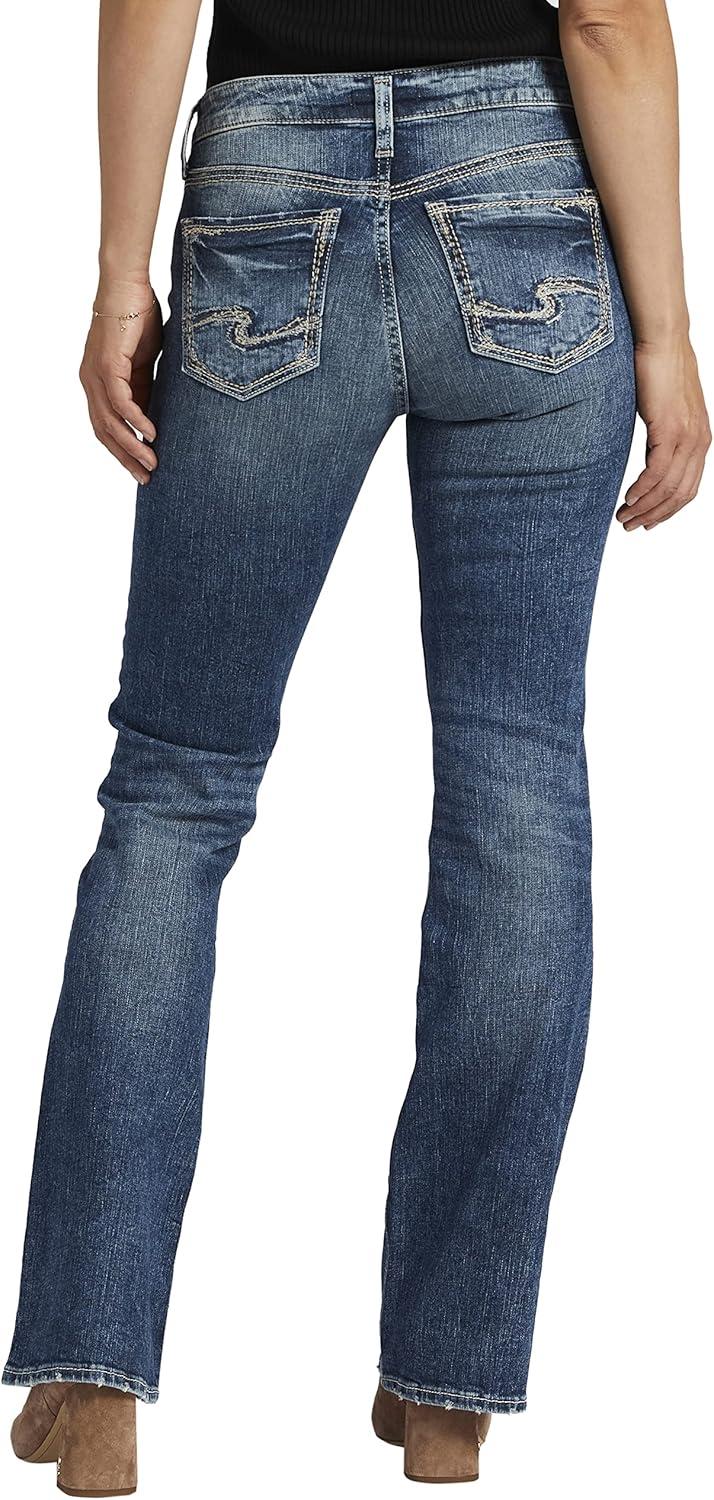 image:imageSilver Jeans Co Womens Suki Mid Rise Curvy Fit Bootcut JeansMed Wash Sjl294