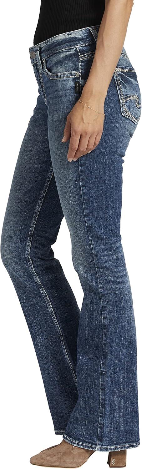 image:imageSilver Jeans Co Womens Suki Mid Rise Curvy Fit Bootcut JeansMed Wash Sjl294