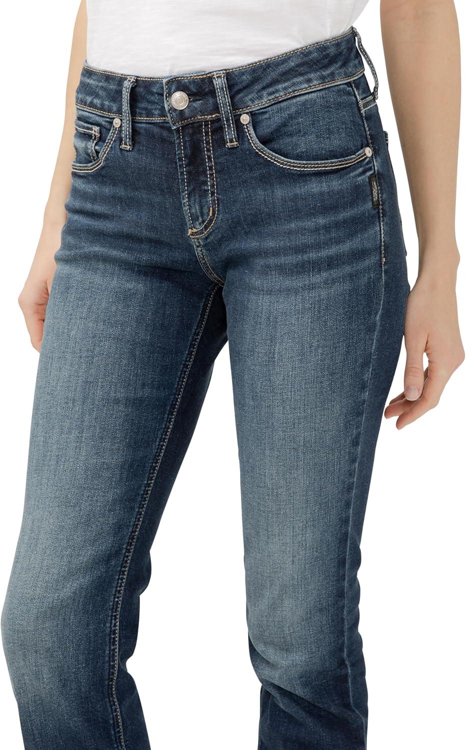 image:imageSilver Jeans Co Womens Suki Mid Rise Curvy Fit Skinny JeansDark Indigo Wash