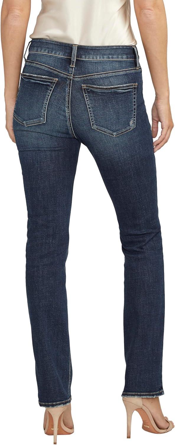 image:imageSilver Jeans Co Womens Suki Mid Rise Curvy Fit Skinny JeansLuxe Stretch Dark Indigo