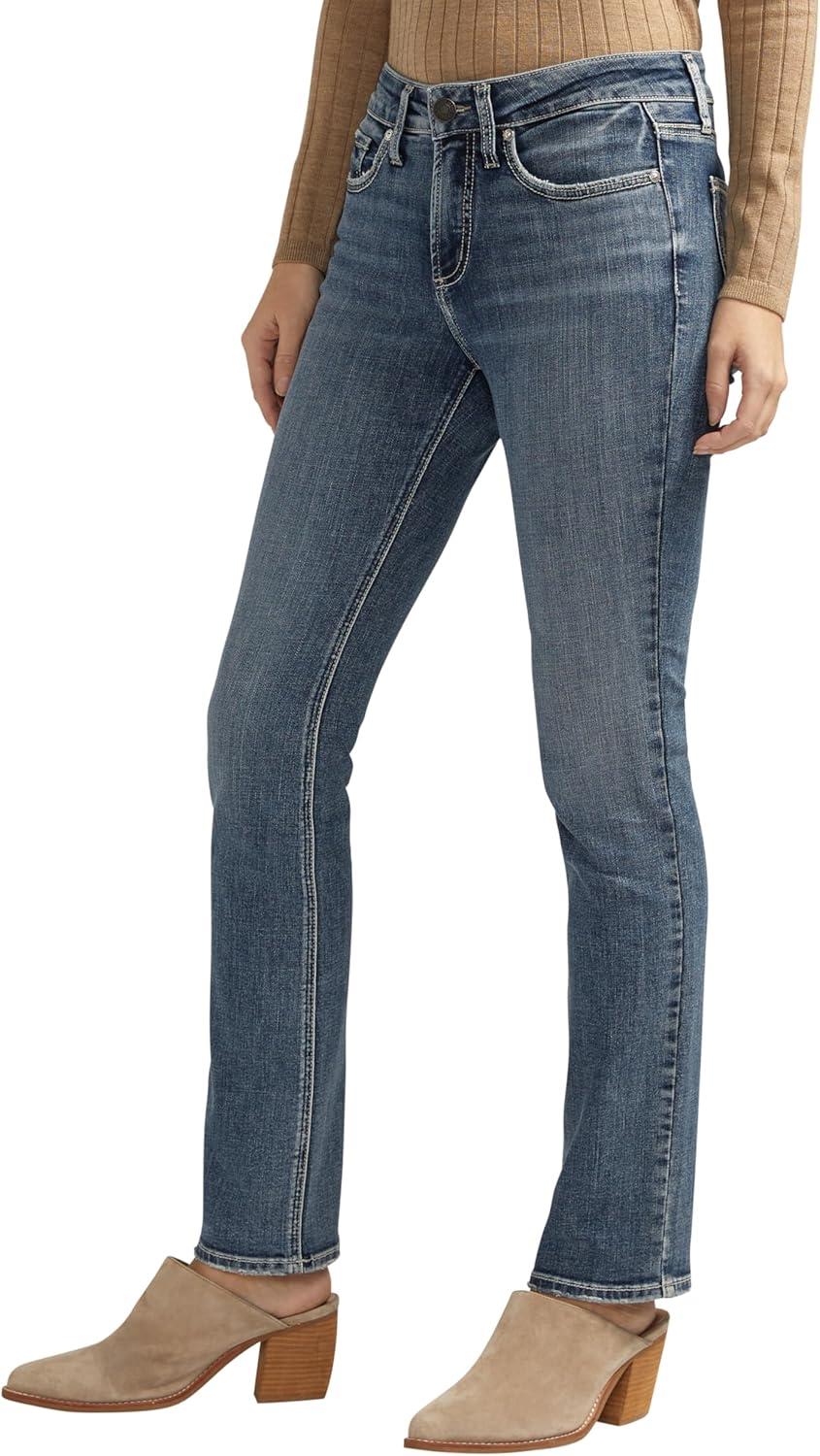 image:imageSilver Jeans Co Womens Suki Mid Rise Curvy Fit Skinny JeansLuxe Stretch Med Wash