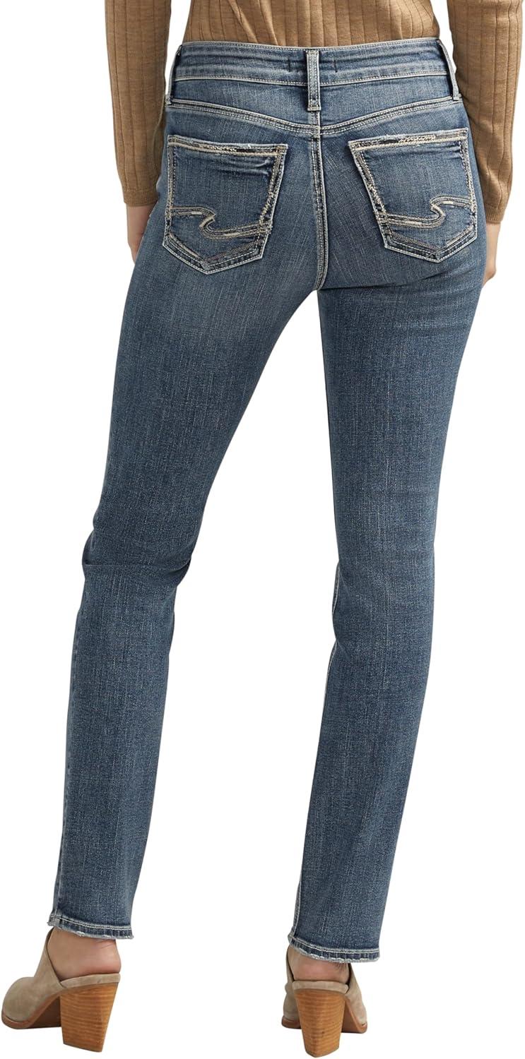 image:imageSilver Jeans Co Womens Suki Mid Rise Curvy Fit Skinny JeansLuxe Stretch Med Wash