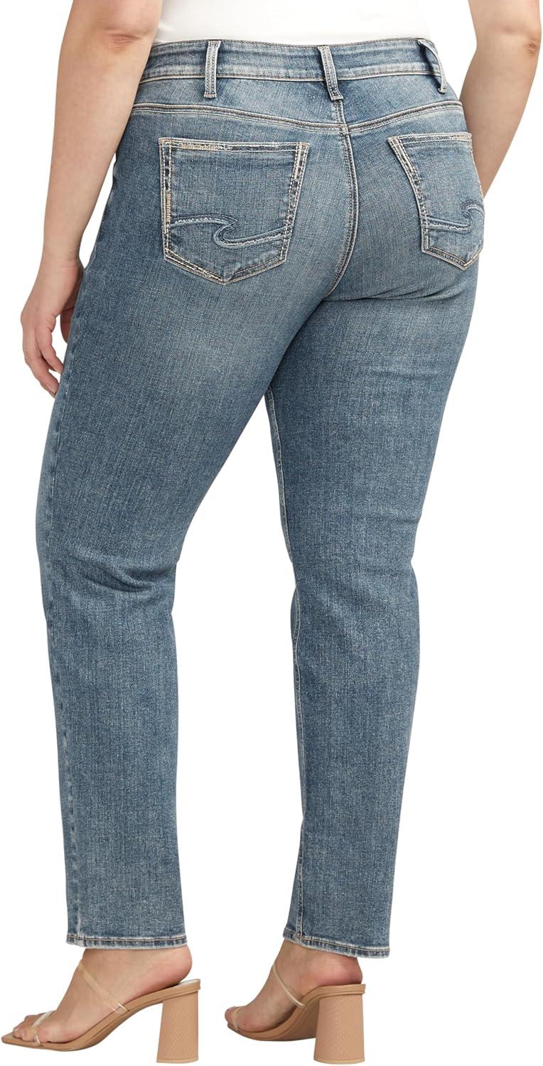 image:imageSilver Jeans Co Womens Suki Mid Rise Curvy Fit Skinny JeansMed Wash Eae257