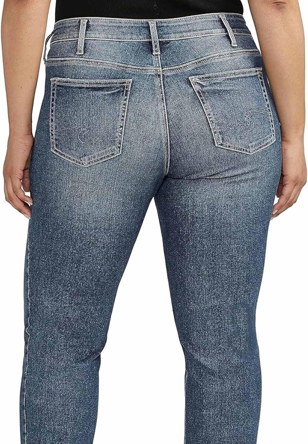 image:imageSilver Jeans Co Womens Suki Mid Rise Curvy Fit Skinny JeansMed Wash Eae389