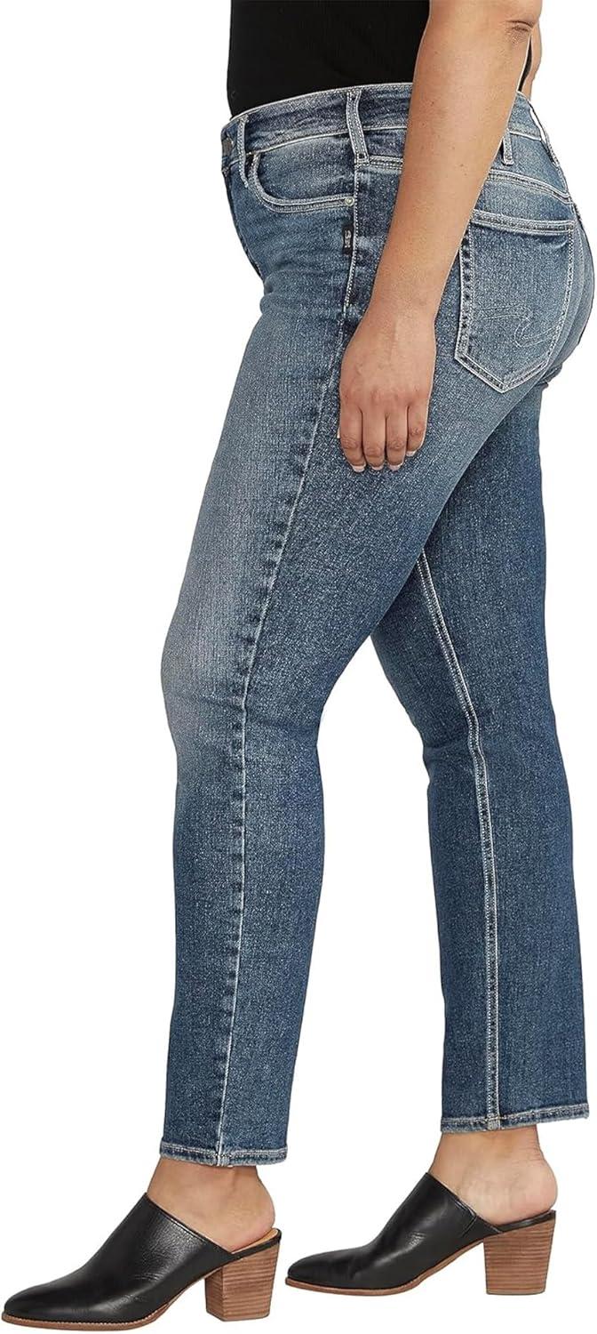 image:imageSilver Jeans Co Womens Suki Mid Rise Curvy Fit Skinny JeansMed Wash Eae389