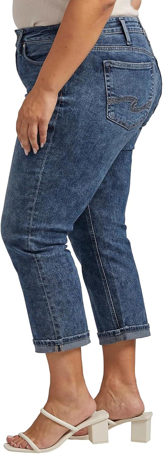 image:imageSilver Jeans Co Womens Suki Mid Rise Curvy Fit Skinny JeansMed Wash Epx392