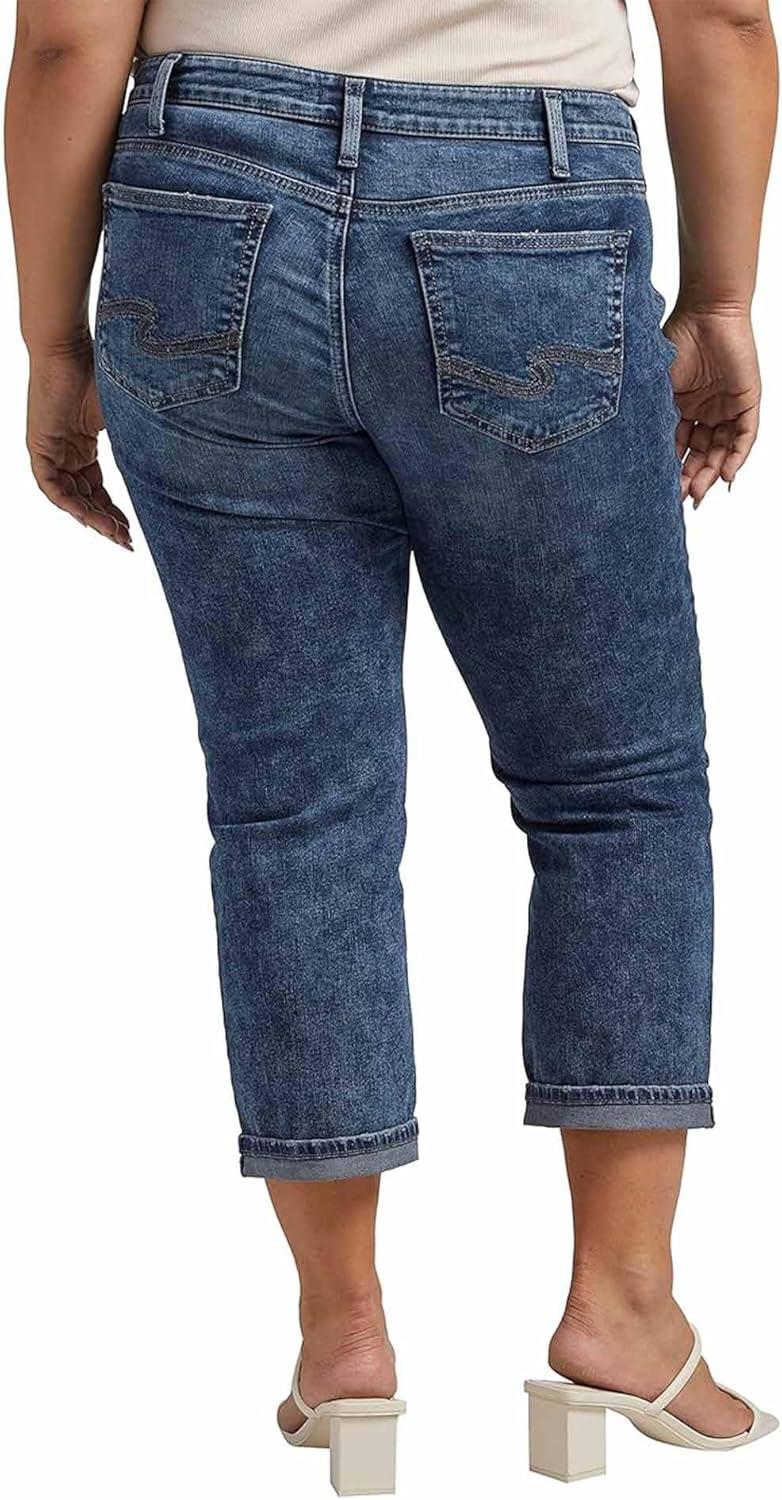 image:imageSilver Jeans Co Womens Suki Mid Rise Curvy Fit Skinny JeansMed Wash Epx392