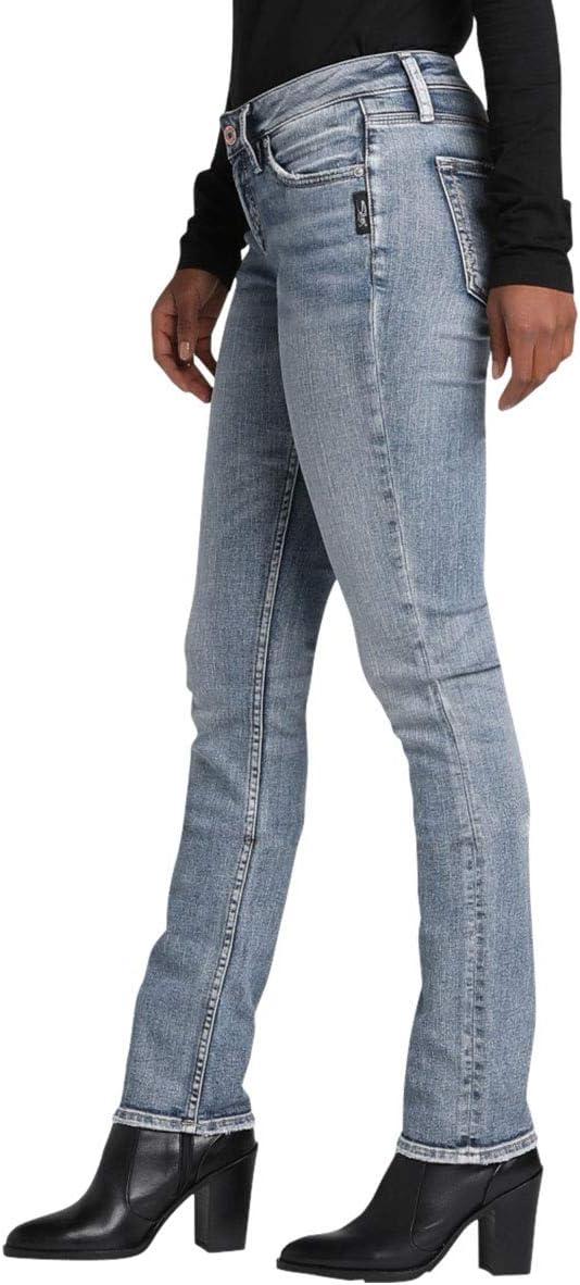 image:imageSilver Jeans Co Womens Suki Mid Rise Curvy Fit Skinny JeansMid Stretch Vintage Light