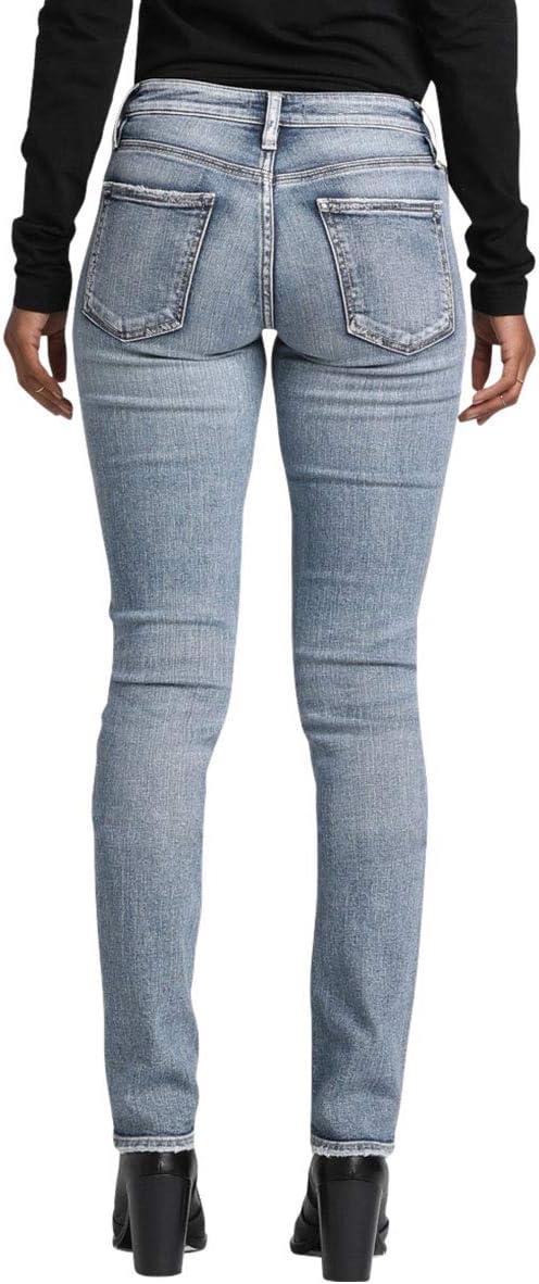 image:imageSilver Jeans Co Womens Suki Mid Rise Curvy Fit Skinny JeansMid Stretch Vintage Light