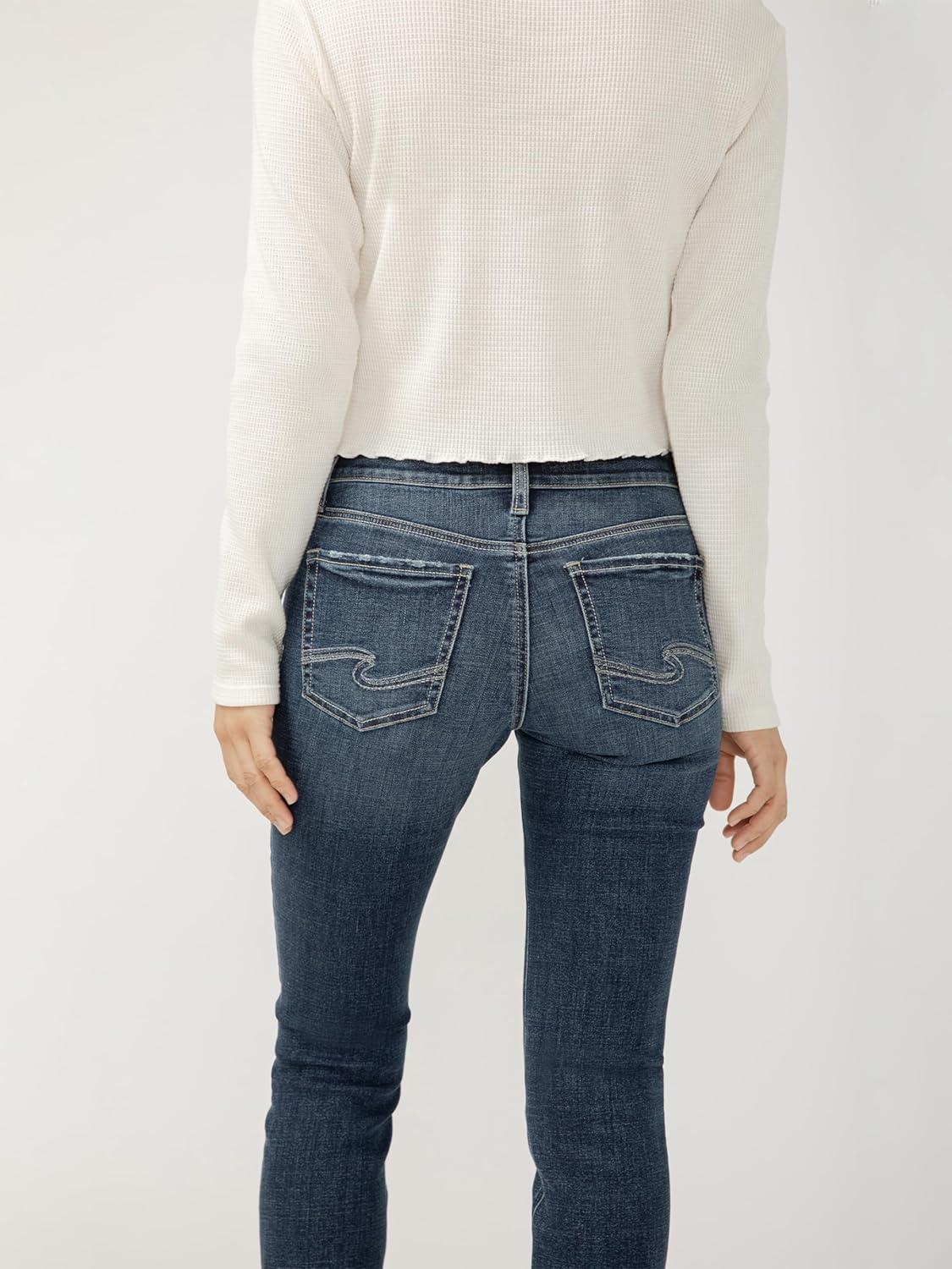 image:imageSilver Jeans Co Womens Suki Mid Rise Curvy Fit Skinny JeansOrion