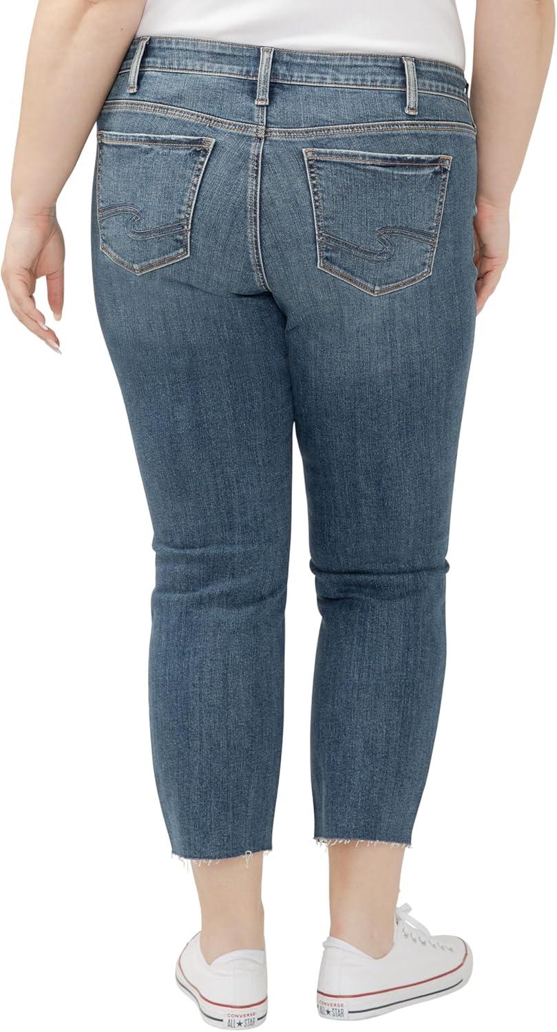 image:imageSilver Jeans Co Womens Suki Mid Rise Curvy Fit Skinny JeansSerenade