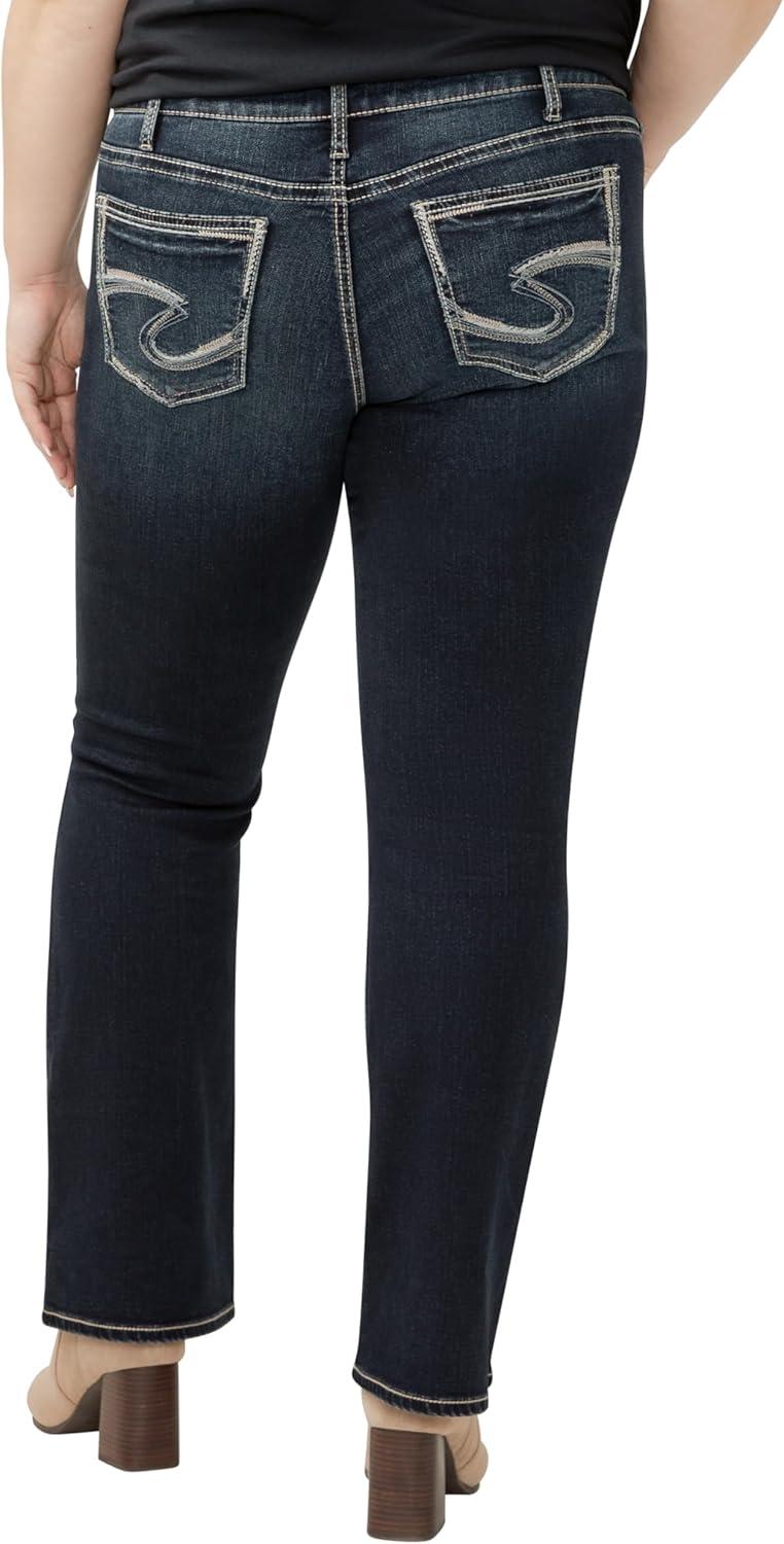 image:imageSilver Jeans Co Womens Suki Mid Rise Curvy Fit Skinny JeansTwo Steppin
