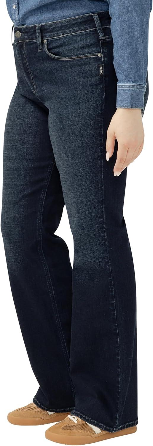 image:imageSilver Jeans Co Womens Suki Mid Rise Curvy Fit Slim Bootcut JeansAmora