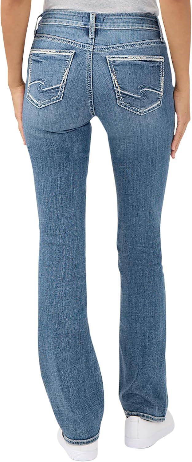 image:imageSilver Jeans Co Womens Suki Mid Rise Curvy Fit Slim Bootcut JeansBelle
