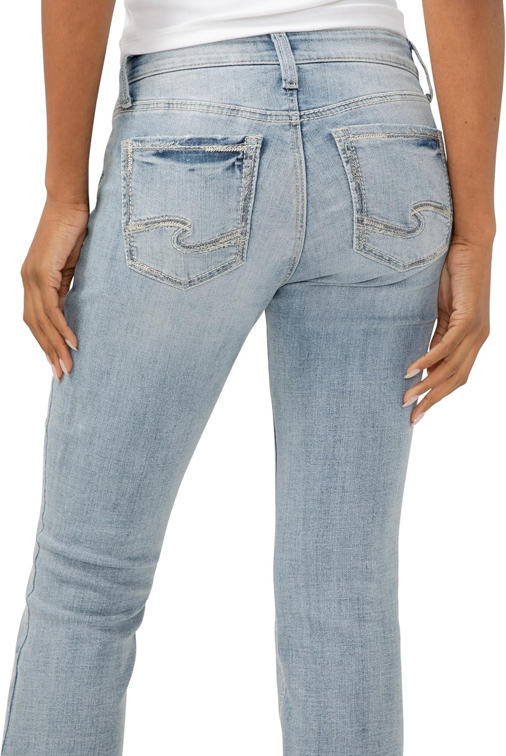 image:imageSilver Jeans Co Womens Suki Mid Rise Curvy Fit Slim Bootcut JeansBlue Grass