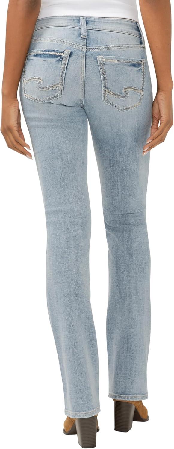 image:imageSilver Jeans Co Womens Suki Mid Rise Curvy Fit Slim Bootcut JeansBlue Grass