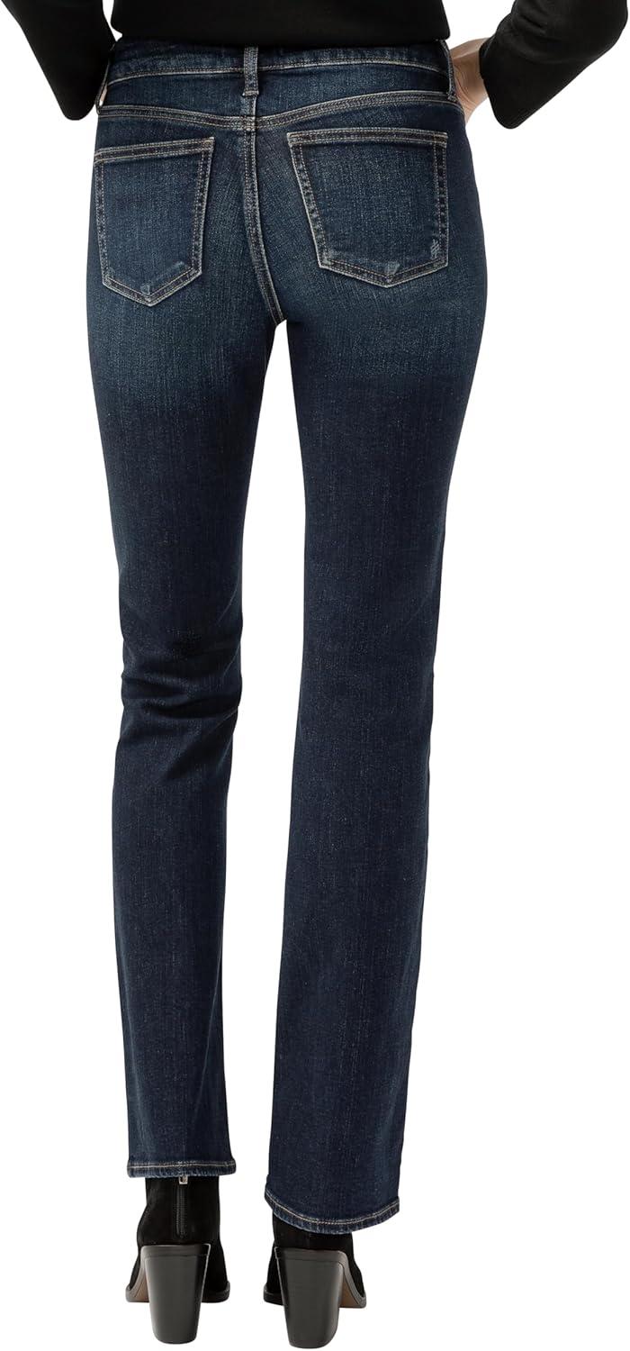 image:imageSilver Jeans Co Womens Suki Mid Rise Curvy Fit Slim Bootcut JeansDark Indigo