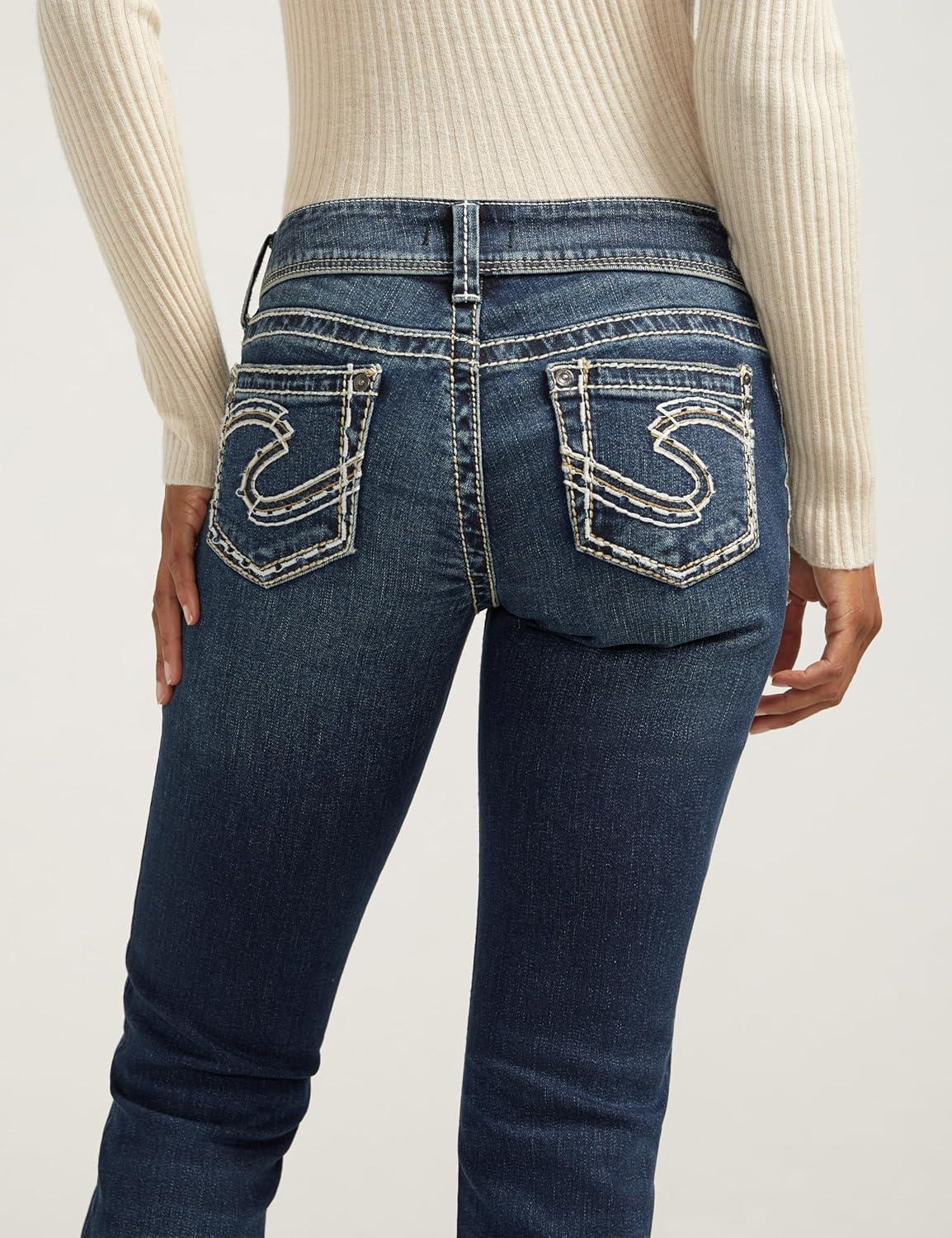 image:imageSilver Jeans Co Womens Suki Mid Rise Curvy Fit Slim Bootcut JeansIndigo