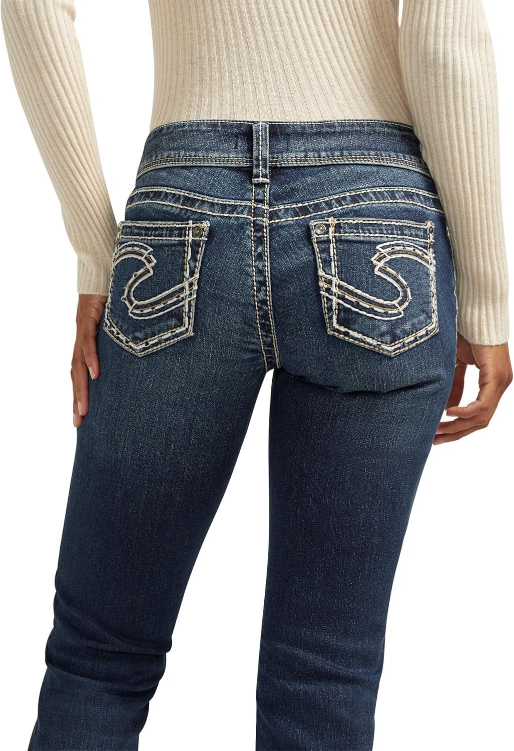 image:imageSilver Jeans Co Womens Suki Mid Rise Curvy Fit Slim Bootcut JeansIndigo