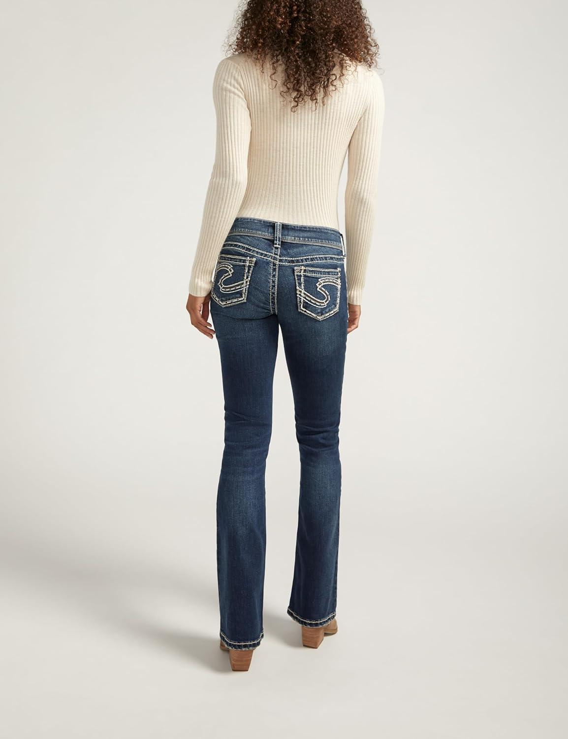 image:imageSilver Jeans Co Womens Suki Mid Rise Curvy Fit Slim Bootcut JeansIndigo