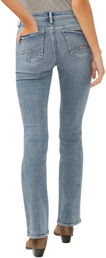 image:imageSilver Jeans Co Womens Suki Mid Rise Curvy Fit Slim Bootcut JeansLight Indigo