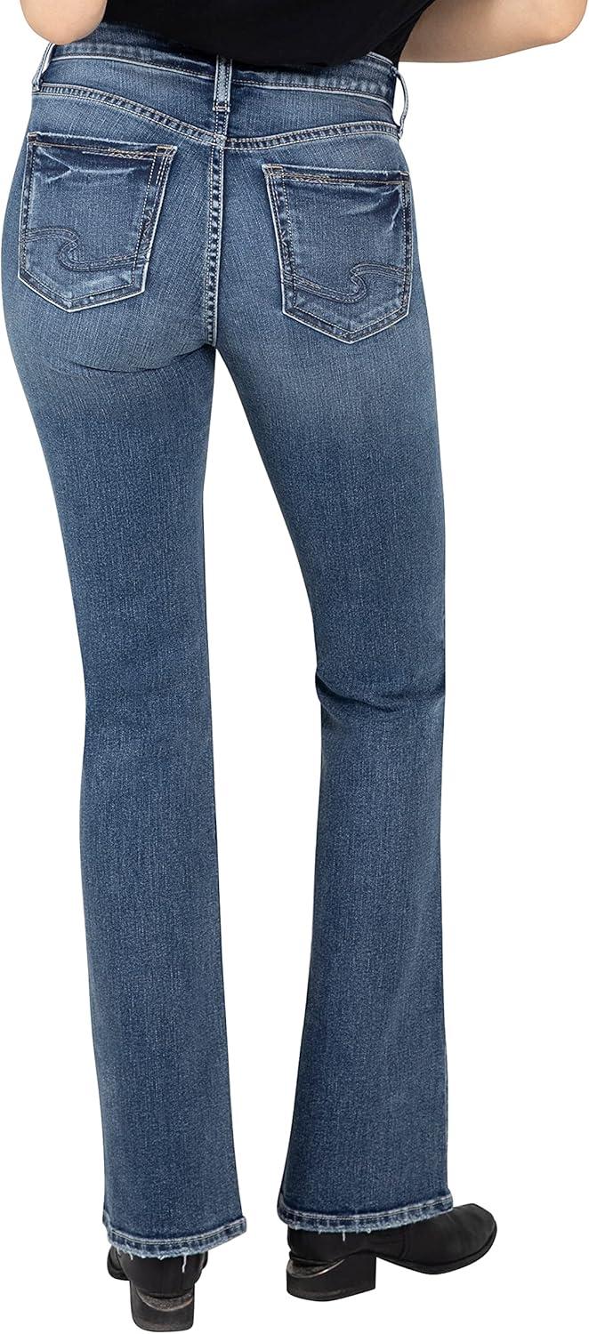 image:imageSilver Jeans Co Womens Suki Mid Rise Curvy Fit Slim Bootcut JeansMed Power Stretch