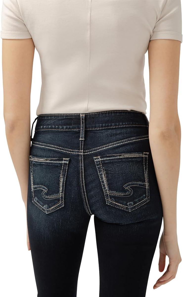 image:imageSilver Jeans Co Womens Suki Mid Rise Curvy Fit Slim Bootcut JeansMed Wash