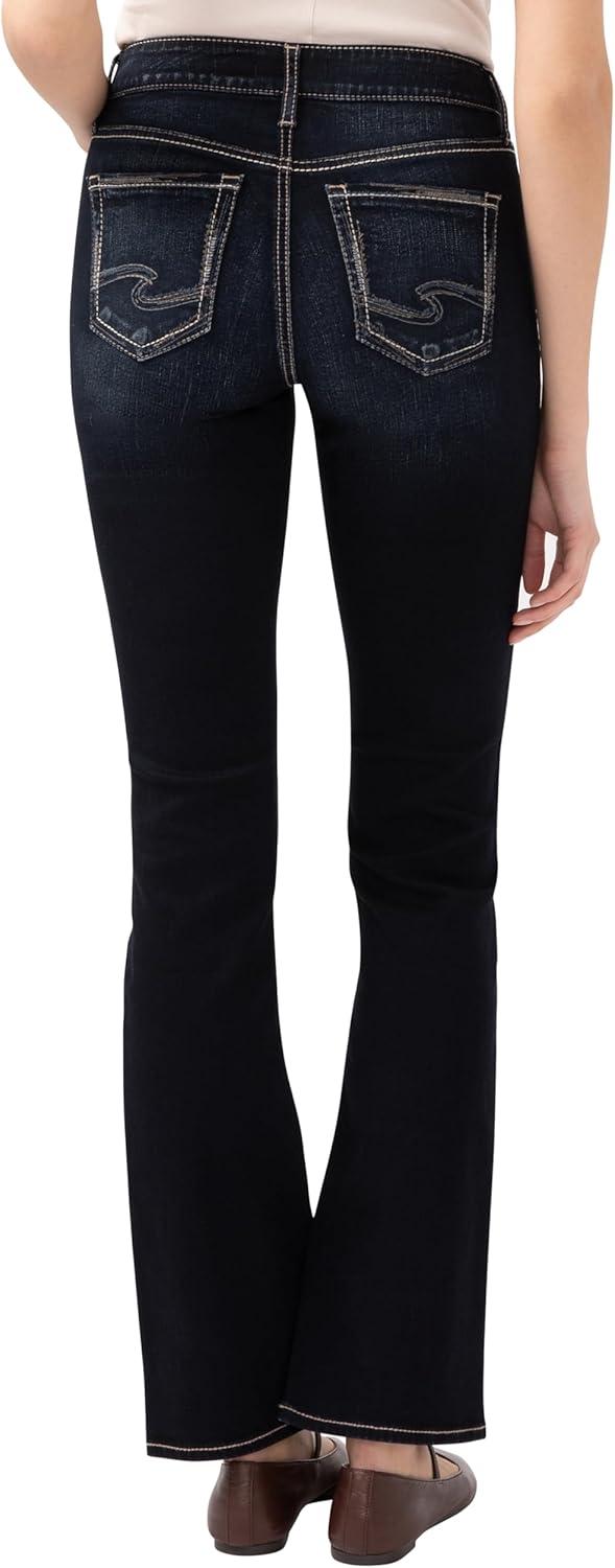 image:imageSilver Jeans Co Womens Suki Mid Rise Curvy Fit Slim Bootcut JeansMed Wash