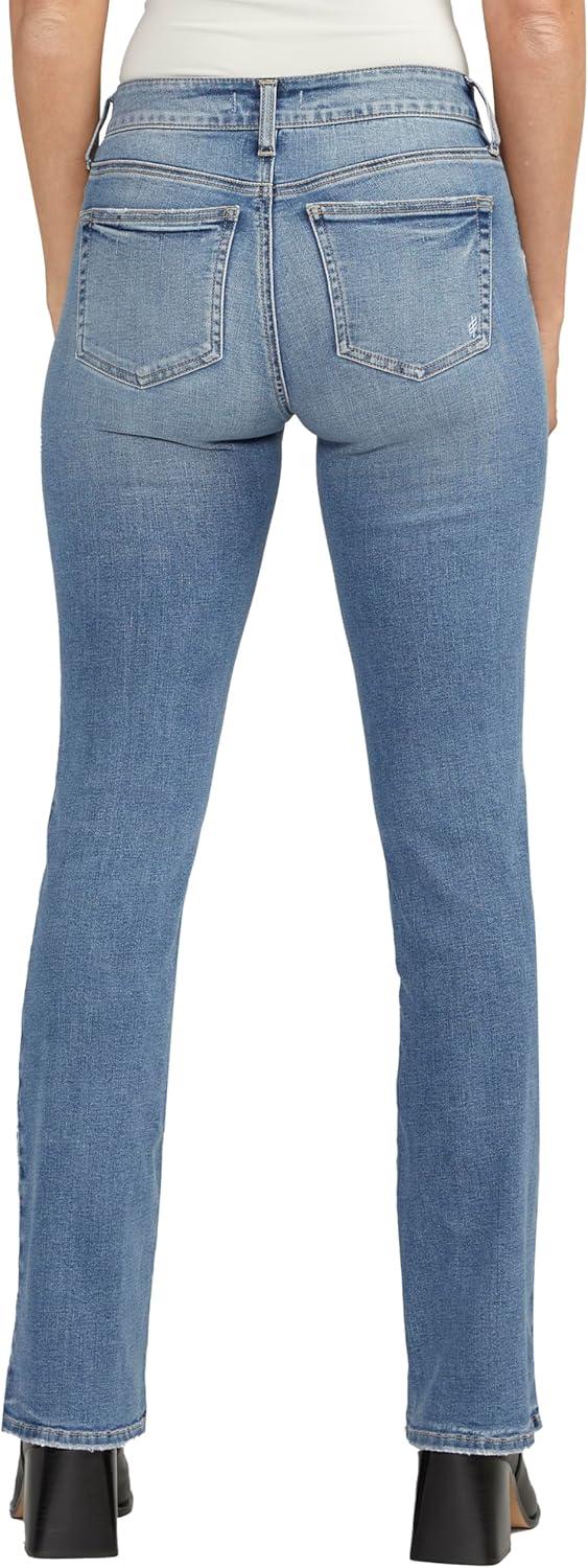 image:imageSilver Jeans Co Womens Suki Mid Rise Curvy Fit Slim Bootcut JeansMed Wash Cvs253