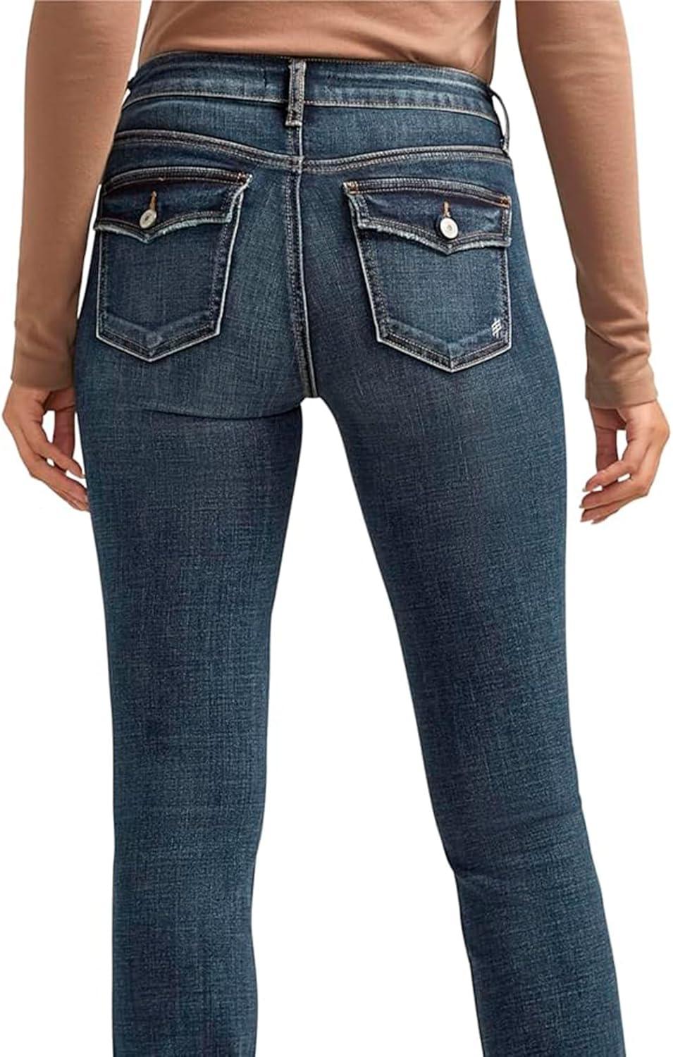 image:imageSilver Jeans Co Womens Suki Mid Rise Curvy Fit Slim Bootcut JeansMed Wash Ecf339