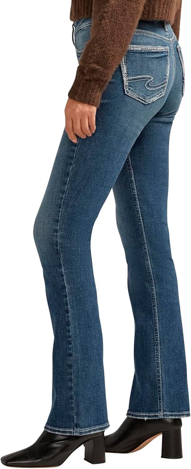 image:imageSilver Jeans Co Womens Suki Mid Rise Curvy Fit Slim Bootcut JeansMed Wash Ecf340