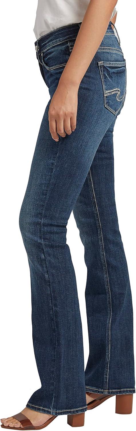 image:imageSilver Jeans Co Womens Suki Mid Rise Curvy Fit Slim Bootcut JeansMed Wash Ekc385