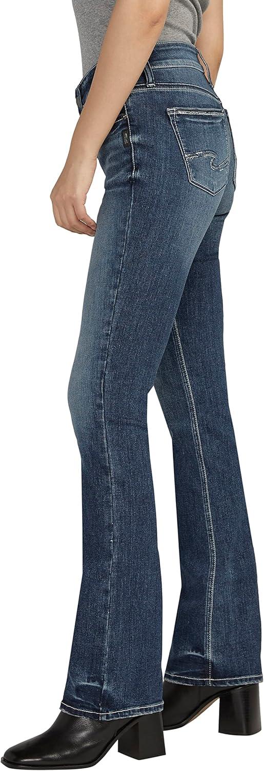 image:imageSilver Jeans Co Womens Suki Mid Rise Curvy Fit Slim Bootcut JeansMed Wash Ekc391