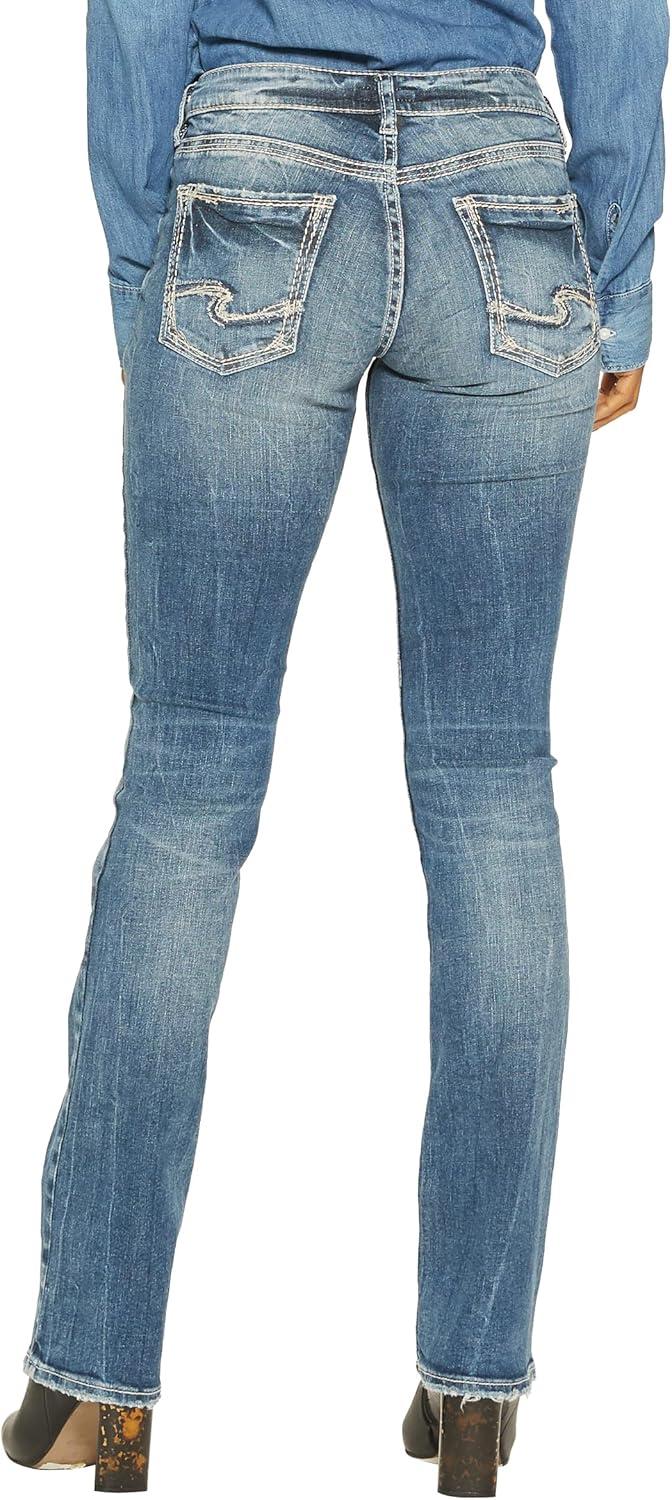 image:imageSilver Jeans Co Womens Suki Mid Rise Curvy Fit Slim Bootcut JeansMedium Vintage
