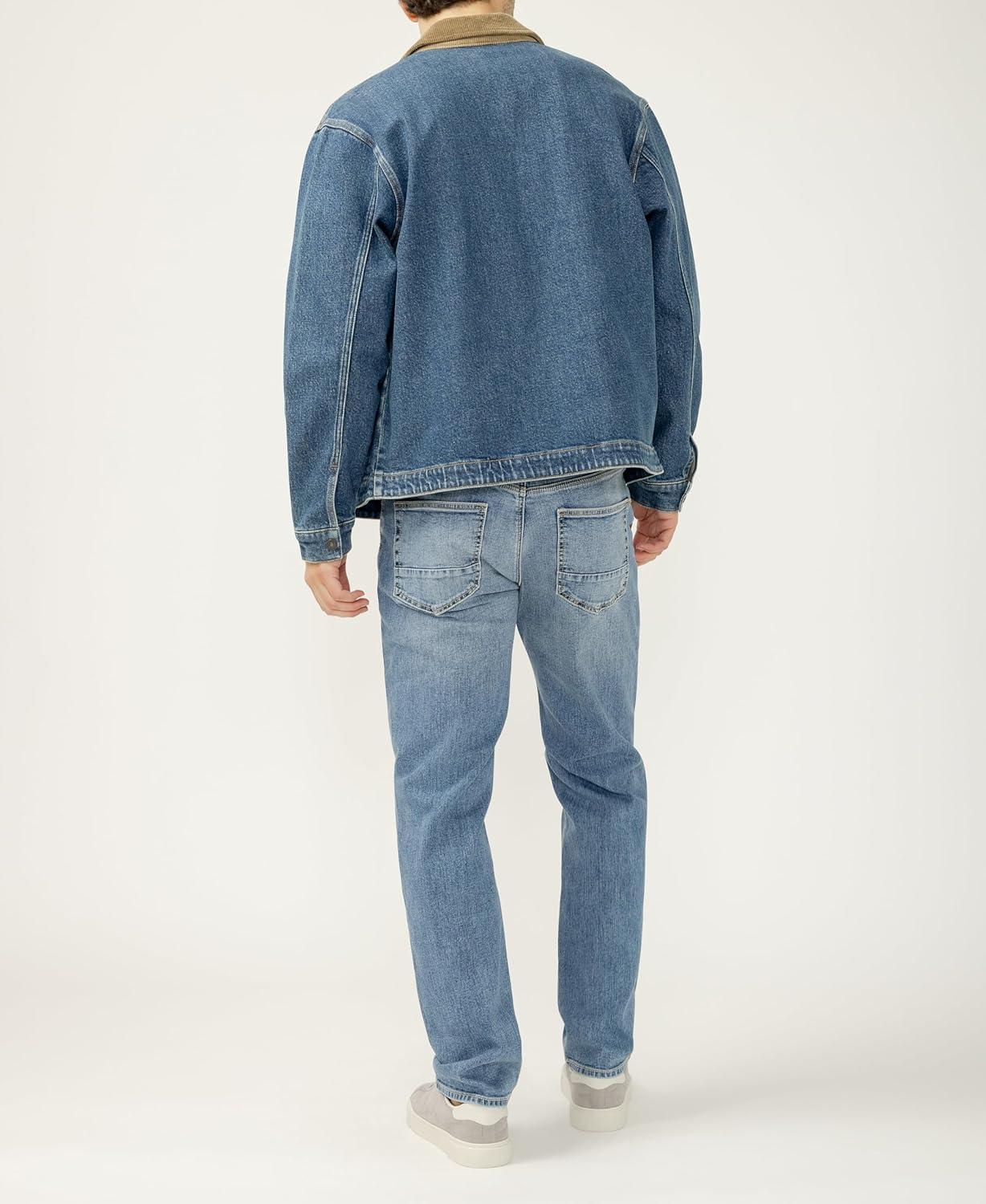 image:imageSilver Jeans Co mens Denim Work JacketDark Wash Agr360